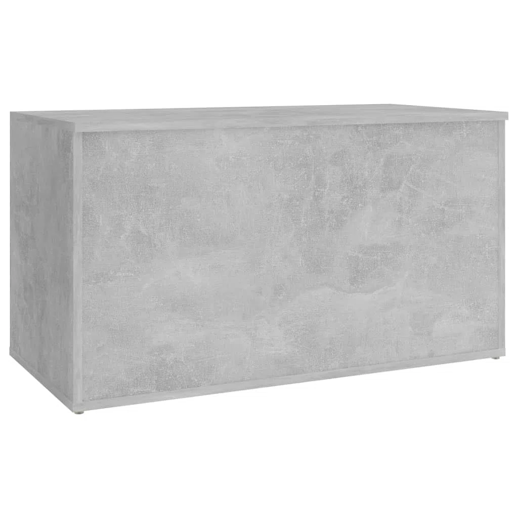 vidaXL Cassapanca Grigio Cemento 84x42x46 cm in Legno Ingegnerizzato