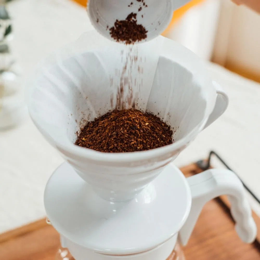 HARIO KIT V60 VETRO GRIGIO CHIARO E PP 1-4 TAZZE