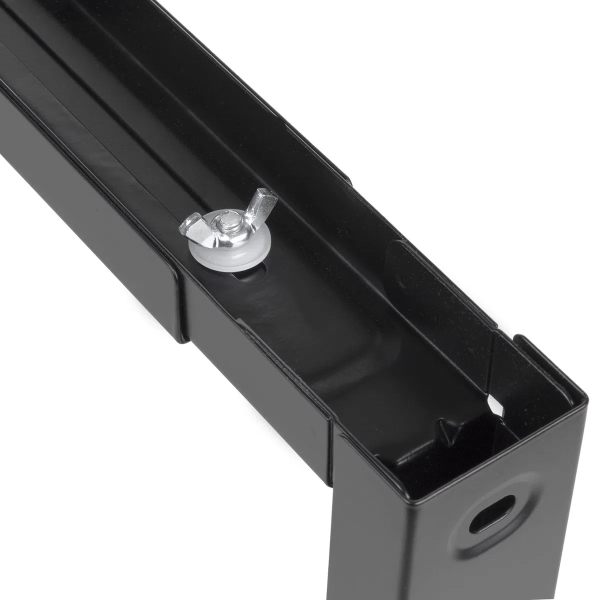 Maclean MC-915B Supporto universale per microonde con braccio telescopico, per forno a microonde, forno fino a 30 kg (Nero)