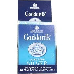 Goddards (516421) - Panno lucidante a lungo termine, colore: Argento