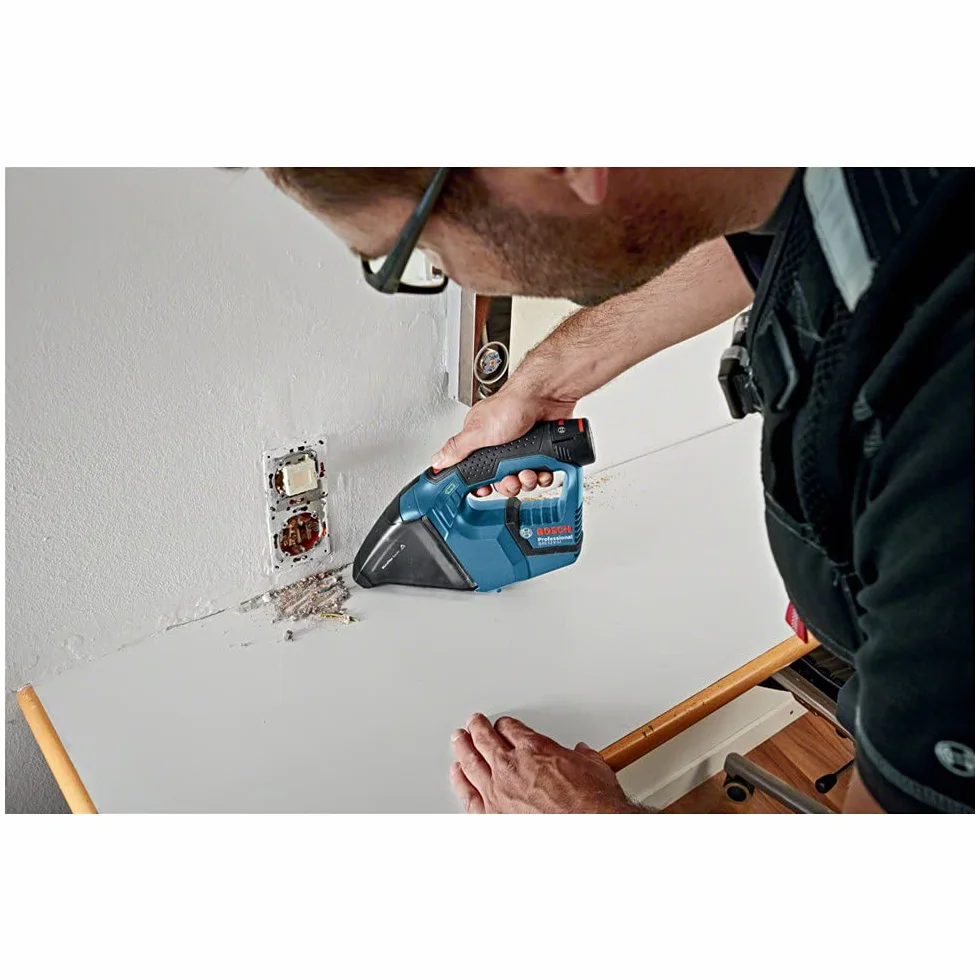Bosch Professional 06019E3000 Gas 12V Aspirapolvere, 900 l/min, 0.35 L, Nero, Blu